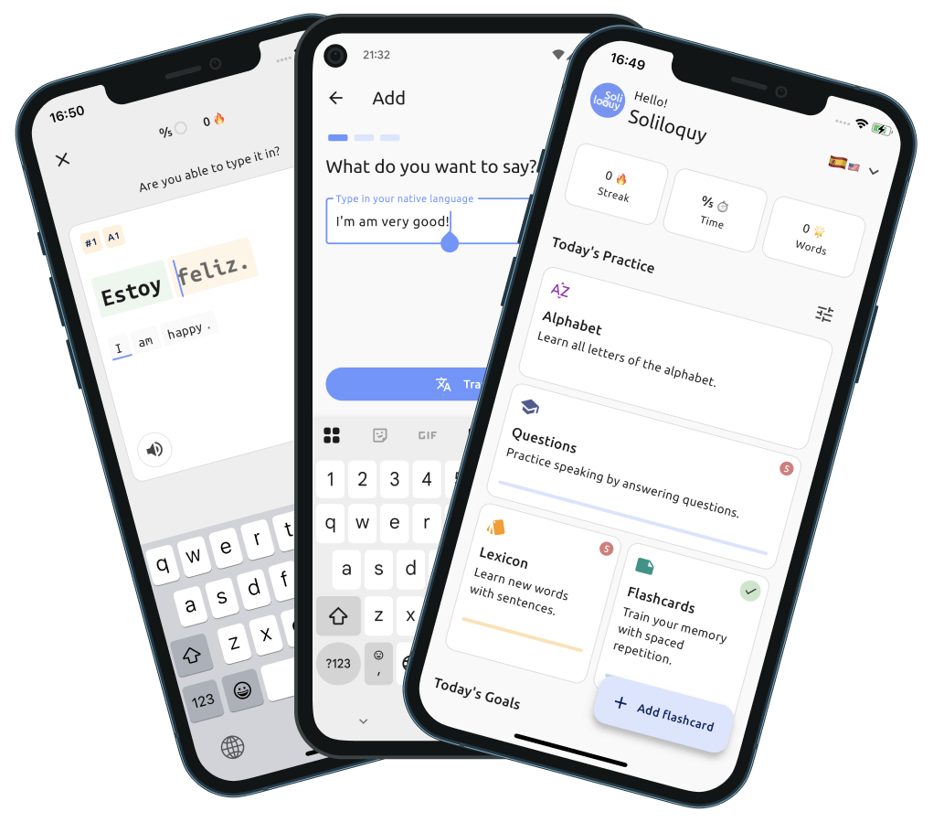 Soliloquy App Interface